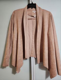 TCEC BNWT Sz M Pale Pink Shrug Cardigan