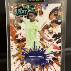 Lamine Yamal 2024 Wild Card RC Splat Refractor /5