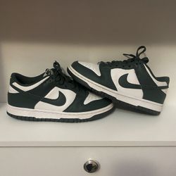 Nike Dunk Low Michigan State Size 7y Used 