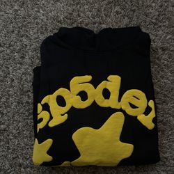 Black And Yellow Spider Hoodie 
