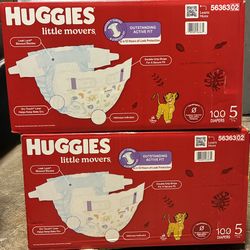 Huggies Pampers Size 5 