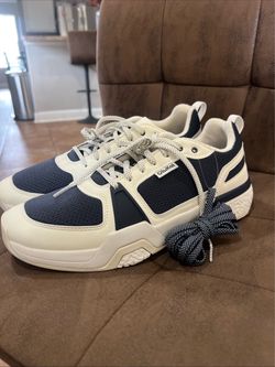 OluKai Low-Top Sneakers Navy and White