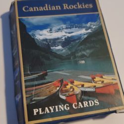 Vintage Canadian Rockies Playing Cards. Box Not Perfect.  Flap Open On Side 