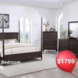 4 Pc King Bedroom Set 