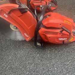 Hilti DSH 900-X CONCRETE CUTOFF SAW 16IN HAND HELD GAS
