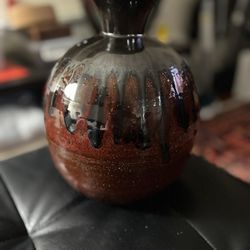 Raku Style Pottery Decor