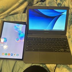 Chrome book and Tablet 