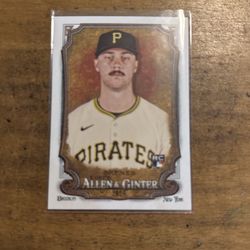 2024 ALLEN & GINTER PAUL SKENES ROOKIE CARD