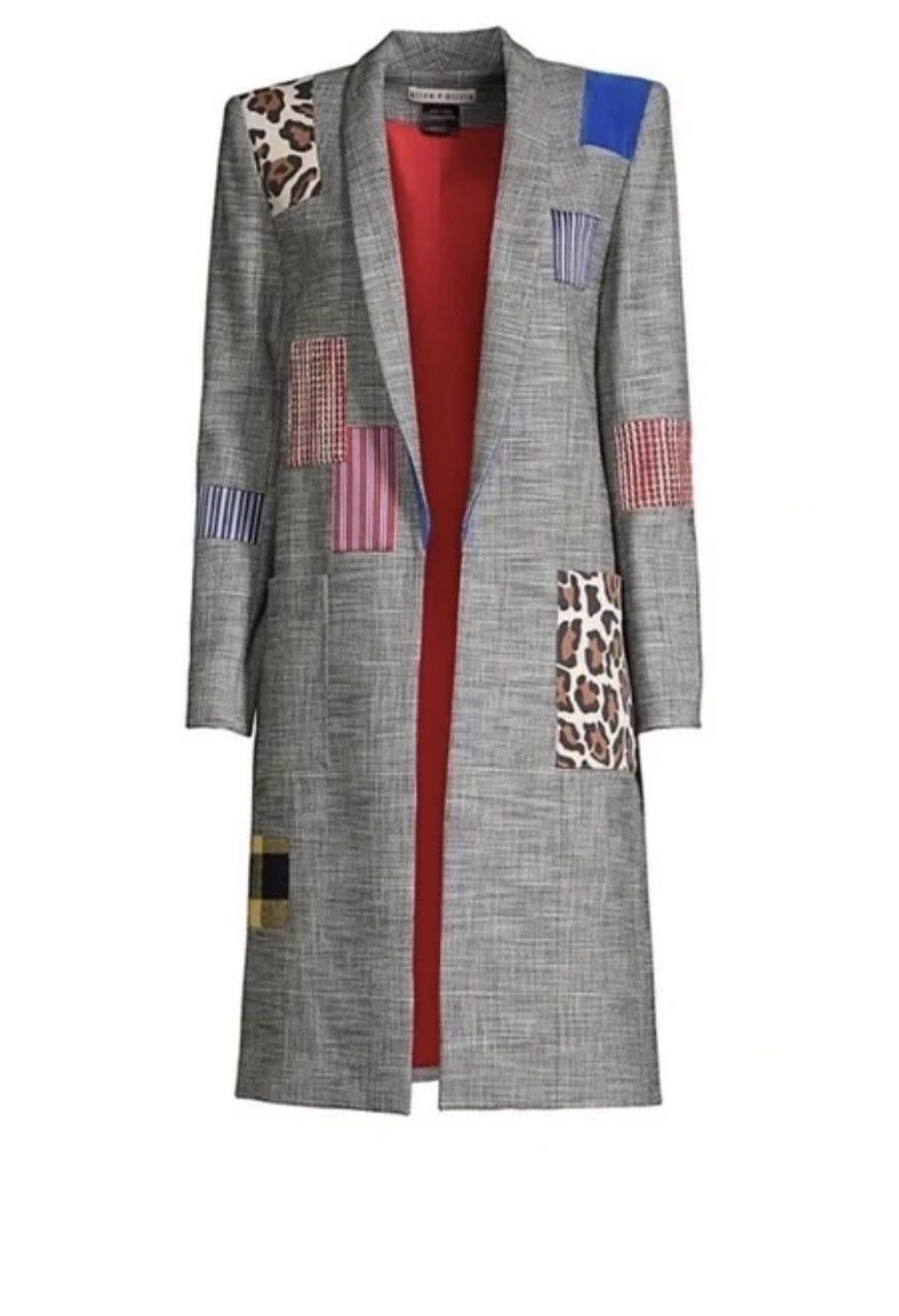 Alice & Olivia Kylie Patchwork Jacket