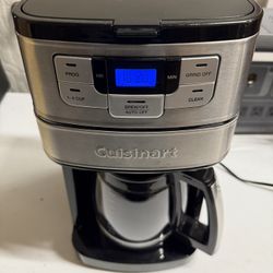Cuisinart - Automatic Grind and Brew 12 Cup Coffeemaker - Black/Stainless