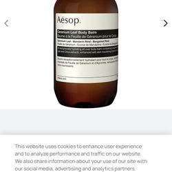 Aesop Shower Gel