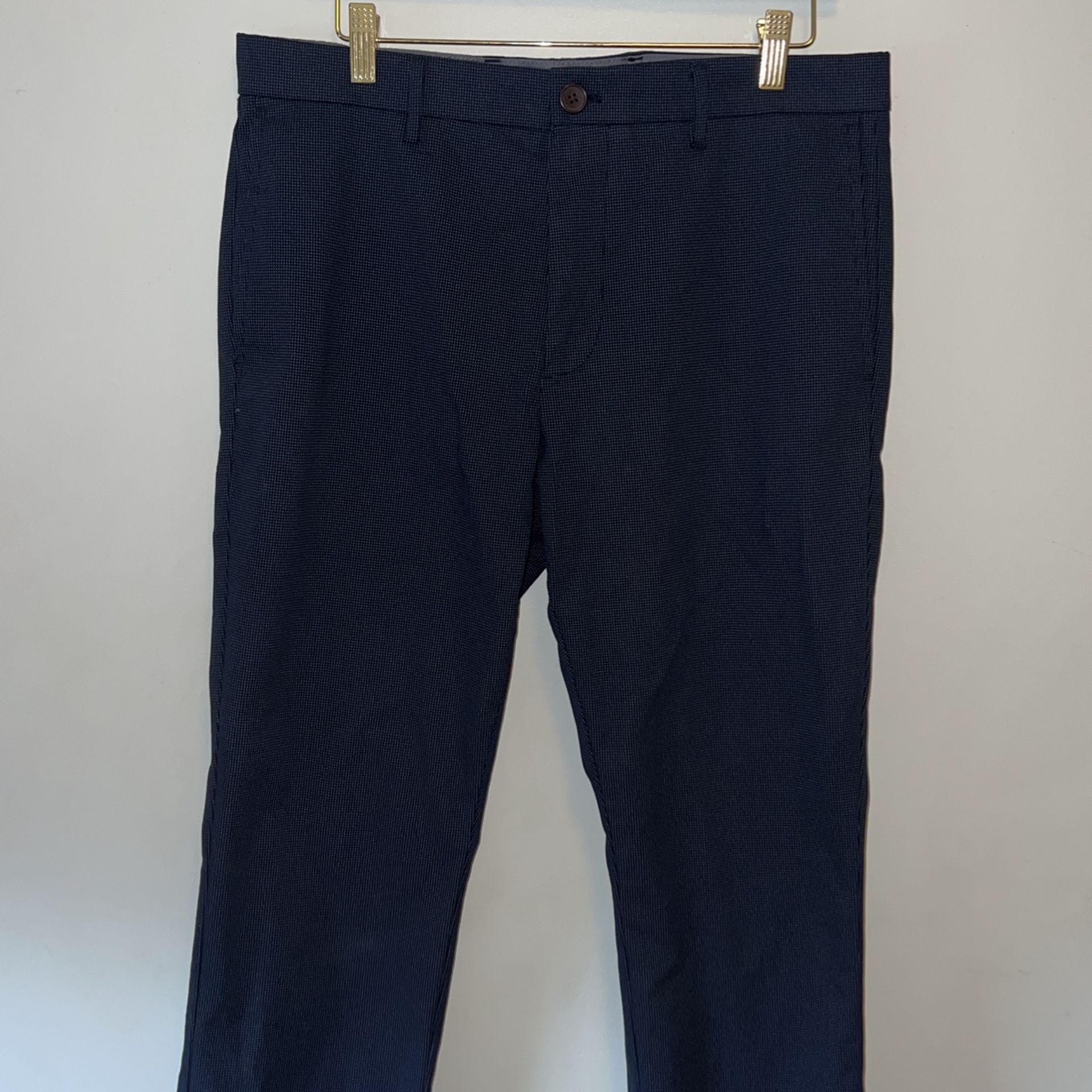 New Men’s Old Navy Patterned Navy Blue Khakis