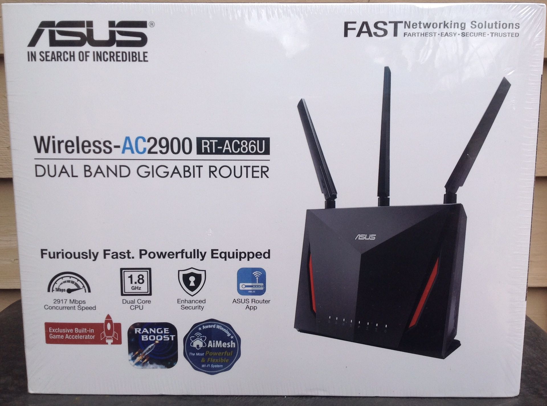 New ASUS  Wireless Gigabit router AC2900 RT-AC86U Dual band router