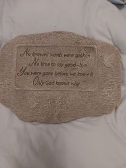 Remembrance Stepping Stone