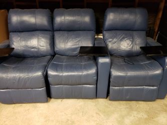 Leather Powered Recliner Sofa Couch