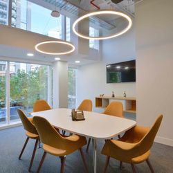 Modern Contemporary Fabric Upholstered For Kitchen Office Dining With Arms Armchair, Dark Wood Leg Base