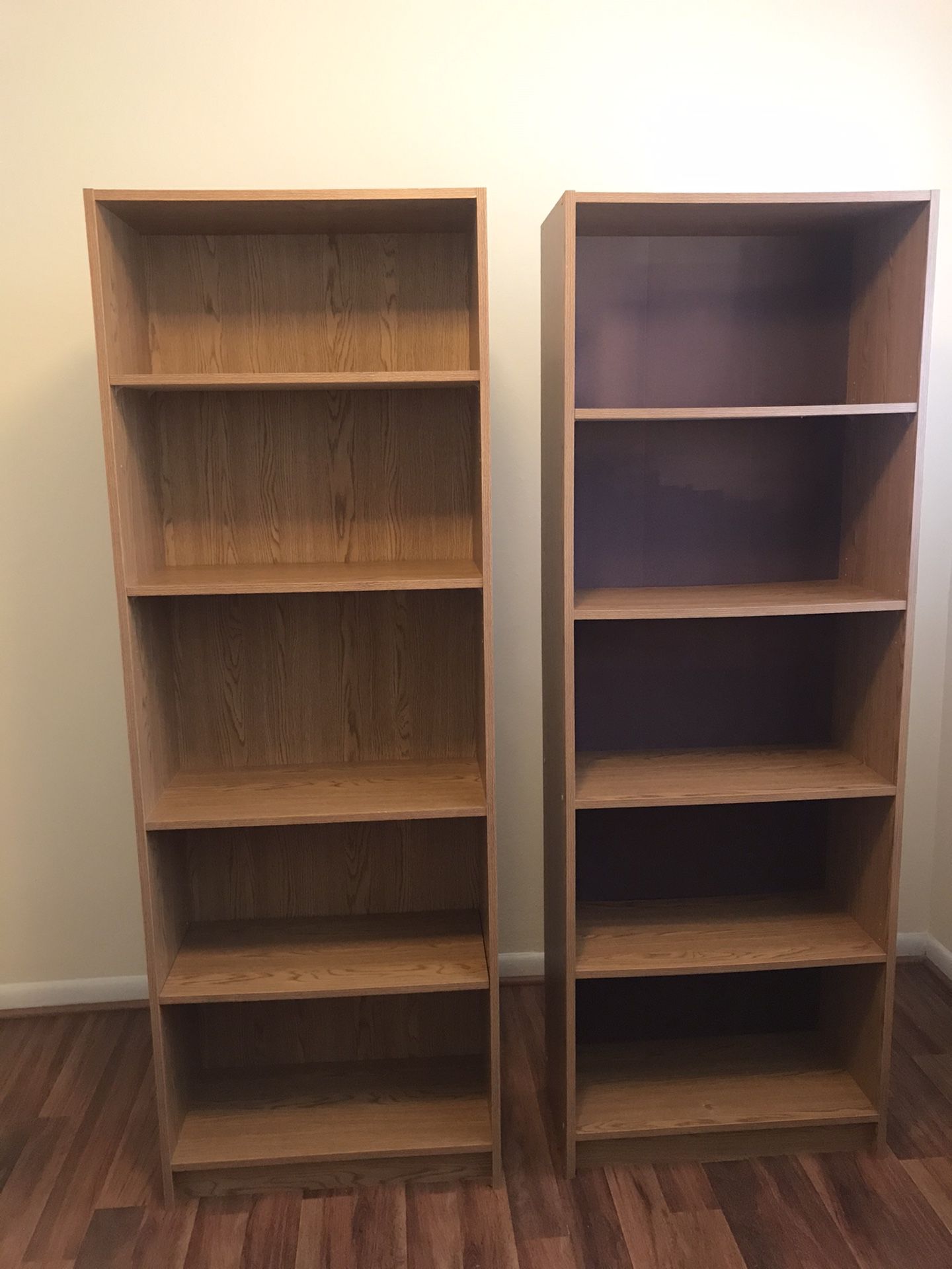 Book Shelves (Qty 2) - Only 1 Small Scratch See Last Picture
