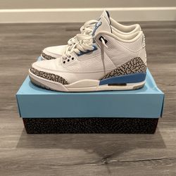 Jordan 3 UNC Sz 10