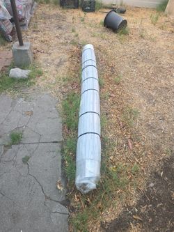 Solitude slat privacy inserts for chain link 8 ft gray
