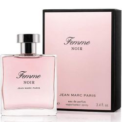 Jean Marc Paris Femme Noir Eau de Parfum Spray 100ml, Women's Floriental Perfume, 3.4 fl. oz, notes of Strawberries, Sweet Pink Rose, and Vanilla

