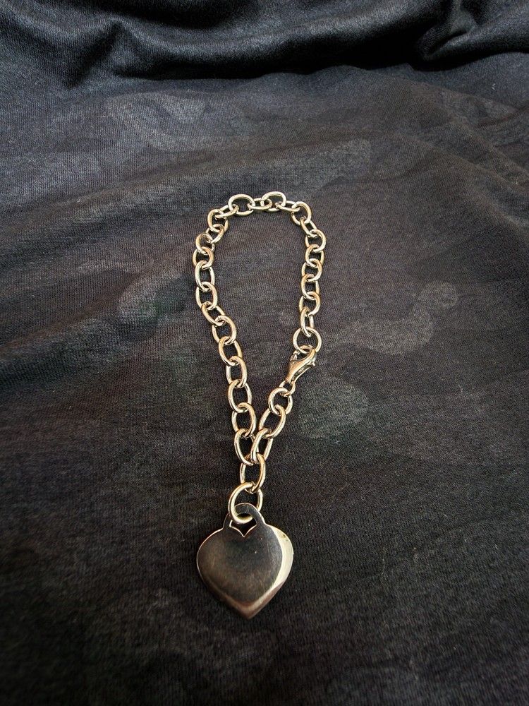 .925 Heart Bracelet