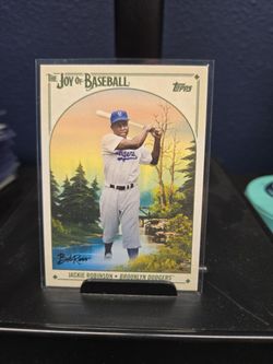 Jackie Robinson bob ross topps sp
