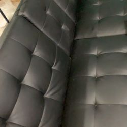 Black Futon Couch 