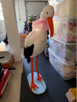Giant Lifelike Plush Stork OBO
