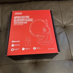 Bluetooth Headset With Charging Stand