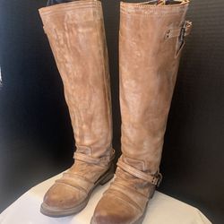 Freebird Knee- High Leather Riding Boot- Wmns size 6