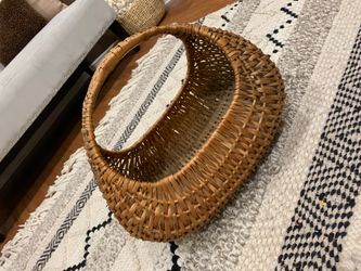 Wicker// BOHO// accent Oval basket
