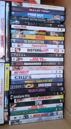 BOX OF 70+ DVDs