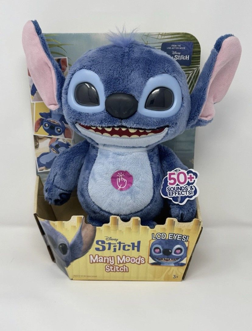 Just Play Disney Stitch Many Moods of STITCH Interactive Feature Plush Soft Toy