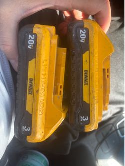 DeWalt battery’s