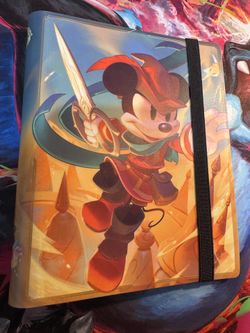 Lorcana 4 Pocket Binder Mickey Mouse Brave Little Prince