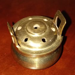 Vintage Brass Incense Burner Hanging Mini Kettle Pot