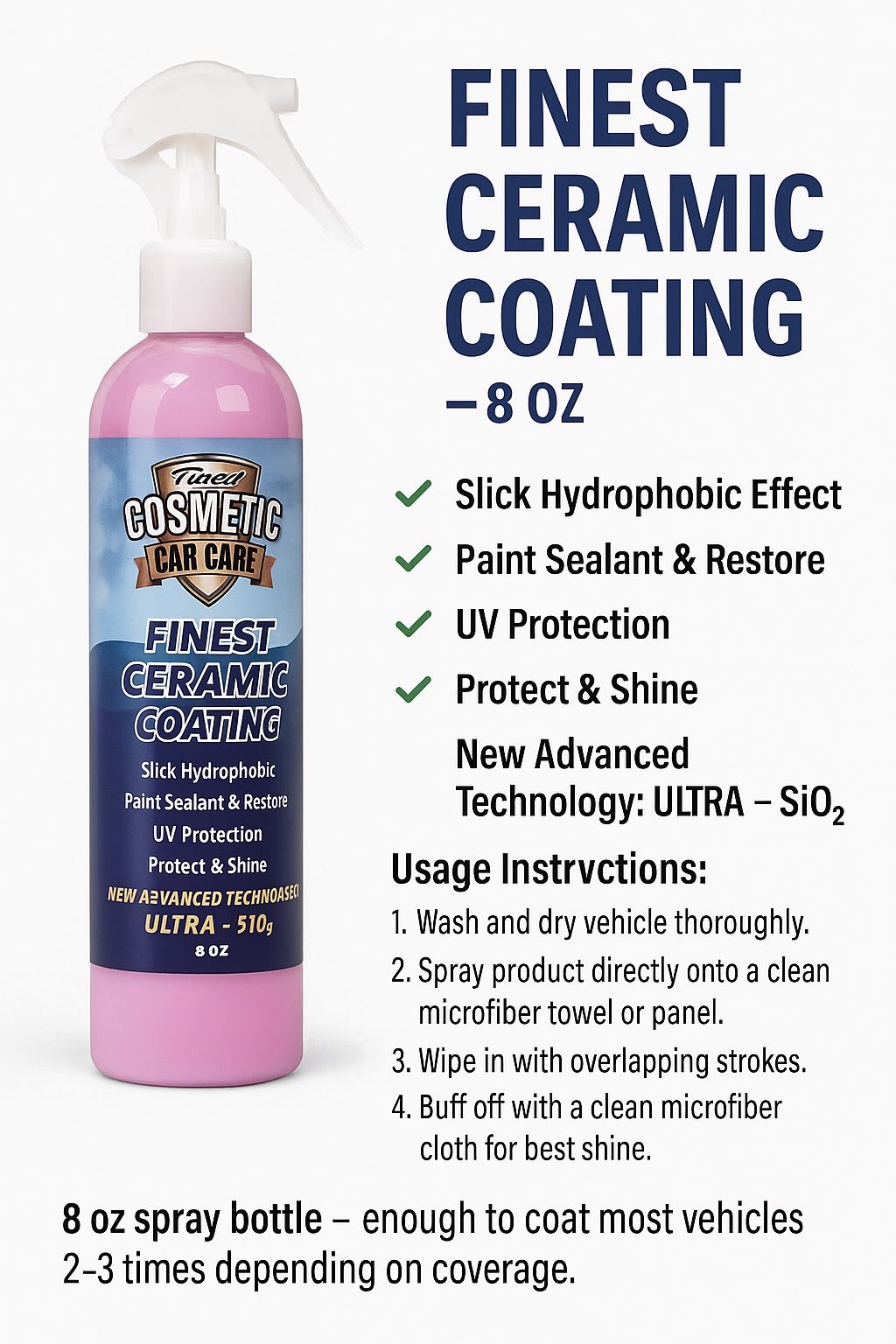 💫 Car Care Ceramic Detailing Spray 🔥🔥