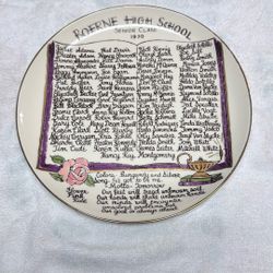 Boerne Class Of 1970 Gold Rimmed Plate 