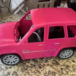 2010 Mattel Barbie Doll Rock 'n Royals Limo Expanding 18" - 24" Long Pink