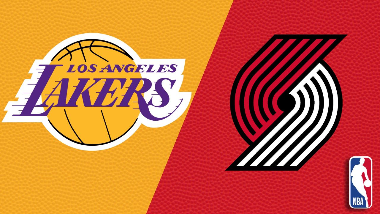 Lakers vs Portland Trailblazers 
