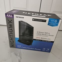 NETGEAR – Nighthawk AX2700 DOCSIS 3.1 + WiFi 6 Router, 2.7Gbps (CAX30)