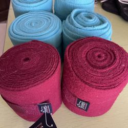Horse Lot Of 6 Polo Wraps, 1 New & 5 Used