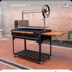 Santa Maria Bbq Grill With Wood Fire 