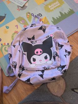 Kuromi Mini Backpack Lavender color