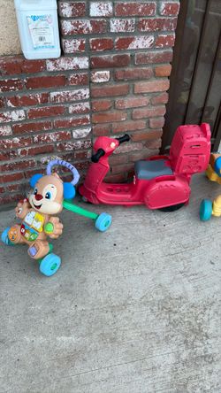 Free toddler toys scooter, etc