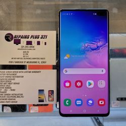 Unlocked Blue Galaxy S10 Plus 128gb