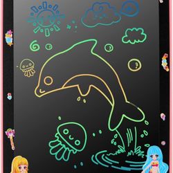 LCD Writing Tablet for Kids - 8.5 inch Rainbow Color Writing and Drawing Board for Kids