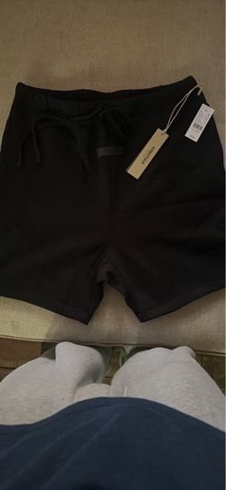 Fear of God Essentials Black Sweat Shorts