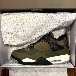Air Jordan Retro 4 SE Craft Olive Size 11 OG ALL 