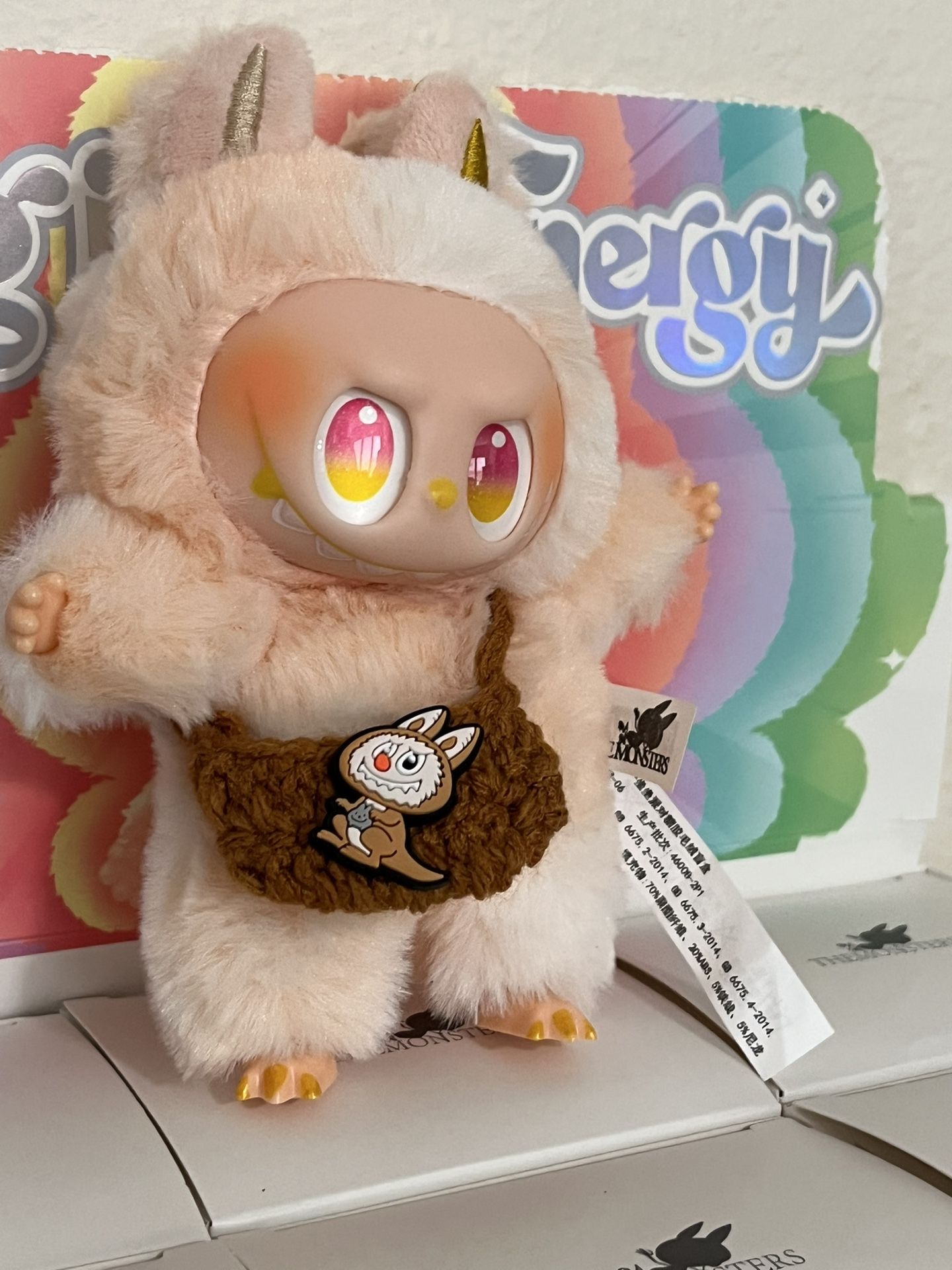 Big Into Energy Labubu The Monster With Bag